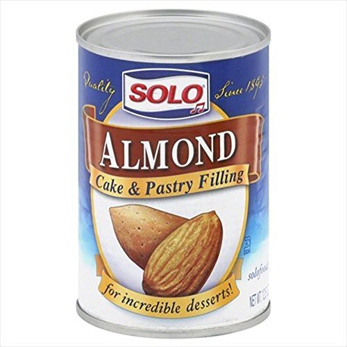 Solo Cake & Pastry Filling Almond 12.5 OZ (Pack of 4)