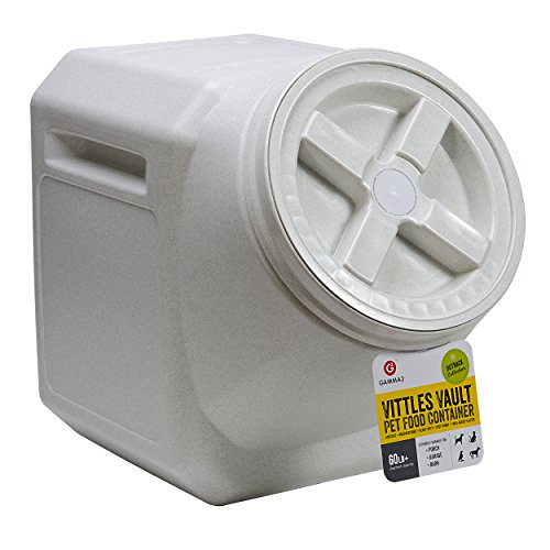Gamma2 Vittles Vault Outback Stackable 60 lb Airtight Pet Food Storage Container