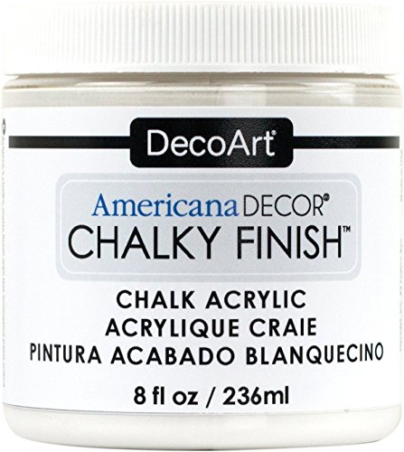 Americana Décor Acrylic Chalky Finish Paint: Everlasting White, 8 oz