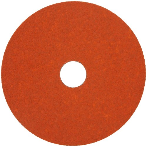 Norton SG Blaze F980 Abrasive Disc, Fiber Backing, Ceramic Aluminum Oxide, 7/8' Arbor, 4-1/2' Diameter, Grit 36 (Box of 25)