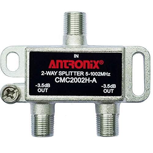 Antronix CMC2002H-A 2-Way Horizontal Splitter -3.5dB 5-1002 MHz High Performance for Coax Cable TV & Internet