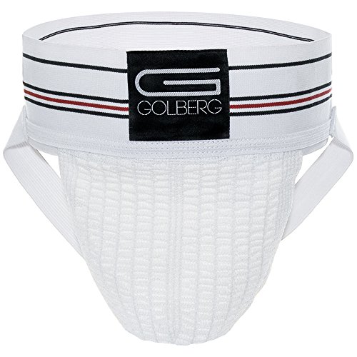 Golberg Athletic Supporter - (2 Pack, White, Small)