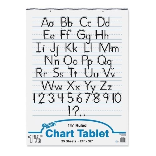 PACON CORPORATION CHART TABLET 24X32 1-1/2 IN RULED (Set of 3)