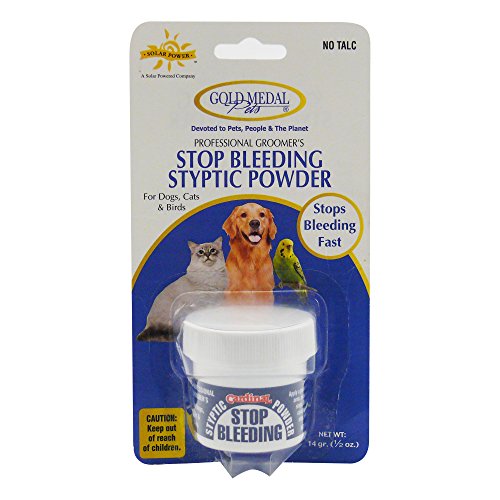 Gold Medal Pets Stop Bleeding Styptic Powder, .5 oz.