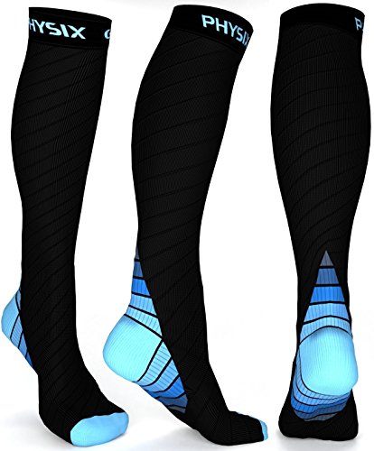 Compression Socks for Men & Women, BEST Graduated Athletic Fit for Running, Nurses, Shin Splints, Flight Travel, & Maternity Pregnancy. Boost Stamina, Circulation, & Recovery - Includes FREE EBook!