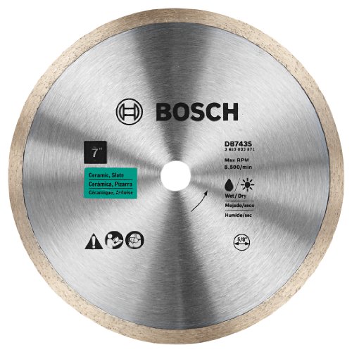 Bosch DB743S 7-Inch Continuous Rim Diamond Blade