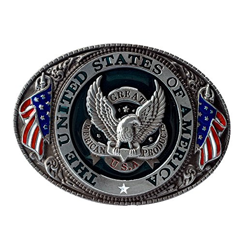 Buckle Rage Belt Buckle Oval Eagle'The United States Of America'