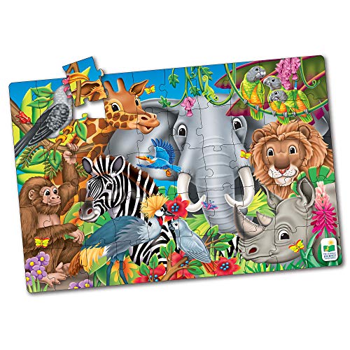 The Learning Journey: Jumbo Floor Puzzles - Animals of The World - Extra Large Puzzle Measures 3 ft by 2 ft