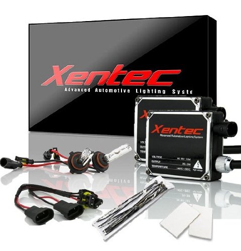 Xentec 9005 6000K HID xenon bulb x 1 pair bundle with 2 x 35W Digital Ballast (Ultra White, also fit 9011,9055,9145,HB3,H12)