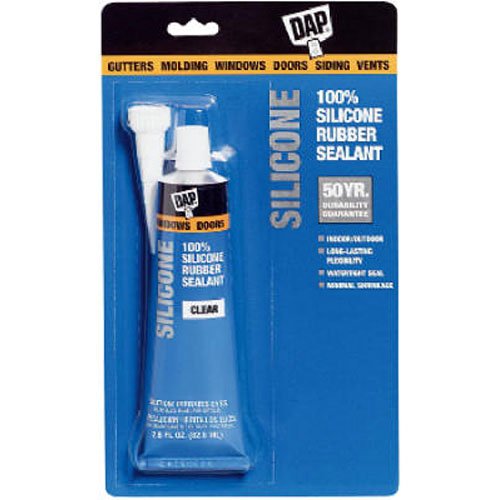 Dap 684 100% Silicone Wd&S Clear 2 Raw Building Material, 1