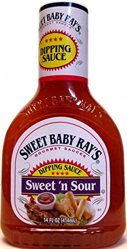 Sweet Baby Ray's Sweet & Sour Dipping Sauce (Pack of 2) 14 oz Bottles