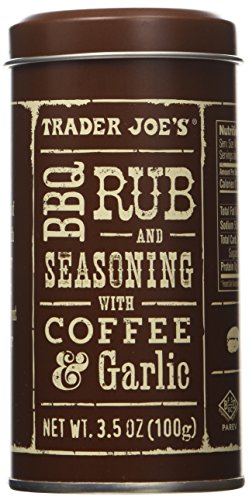 Trader Joe's BBQ Rub and Seasoning with Coffee & Garlic (Pack of 2)