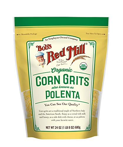 Bob's Red Mill Organic Corn Grits / Polenta (24 Ounce, Pack of 1)