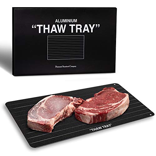 Extra Large Aluminium Thaw & Defrost Tray | All Frozen Meat & Vegetables | Natural & Eco-Friendly | Fast Heating/Defrosting Process | No Electricity | No Chemicals | No Hot Water | No Microwave