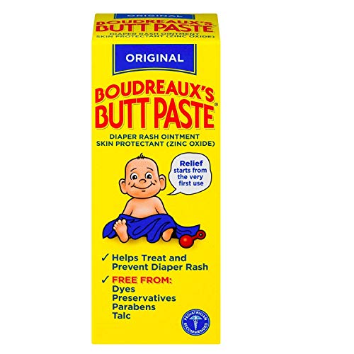 Original Boudreaux's Butt Paste Diaper Rash Ointment, 3 oz Tube