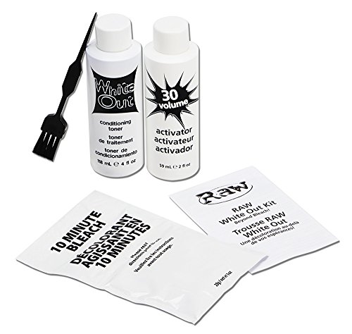 RAW Beyond Bleach White Out Kit - Conditioning Toner and 30 Volume Activator
