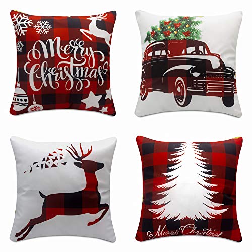 Christmas Throw Pillows Christmas Pillow Covers Christmas Pillow Covers 18x18 Set Of 4 Christmas Throw Pillow Covers