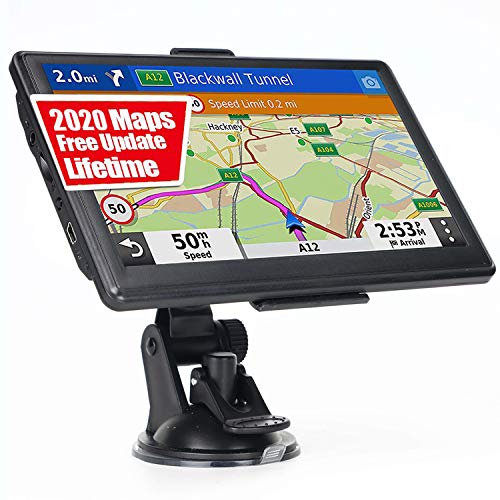 GPS Navigation for Truck & RV & Car, 7 Inch OHREX GPS Navigation System, GPS for Truck Drivers Commercial, 2020 Maps with Free Lifetime Update, Spoken Turn-by-Turn Directions, Driver Alerts