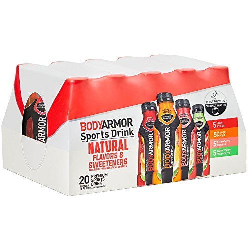 BodyArmor Sport Drink Variety Pack 4 Flavors Bottles (Pack Of 20) 16 Fl Oz, 320 Fl. Oz