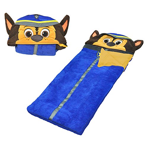 Paw Patrol Chase Hooded Paw Patrol Slumber Bag, Blue