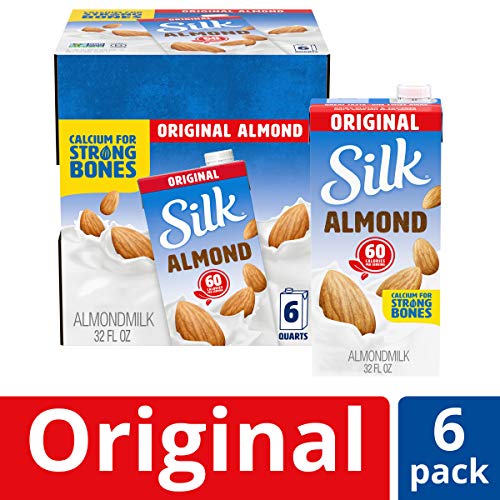 Silk Pure Almond Original, 32-Ounce Aseptic Cartons (Pack of 6)