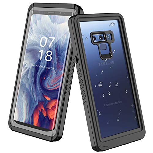 Nineasy Samsung Galaxy Note 9 Case, Note 9 Waterproof Case with Built-in Screen Protector IP68 Underwater Full Body Protection Dropproof Shockproof Case for Note 9 (6.4inch)