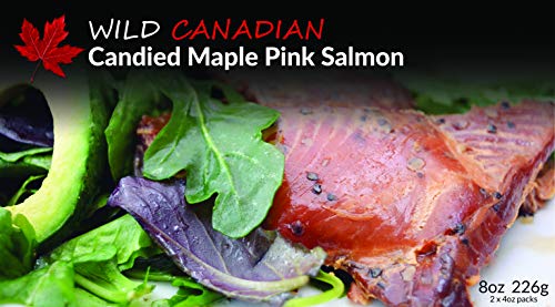 Premium Wild Canadian Pacific Smoked Candied Pink Peppercorn Salmon Fillet Gift