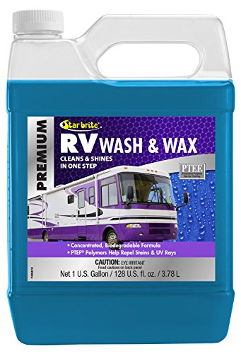 Star brite RV Wash & Wax w/PTEF (71500) One Step Concentrated Cleaner - Gallon