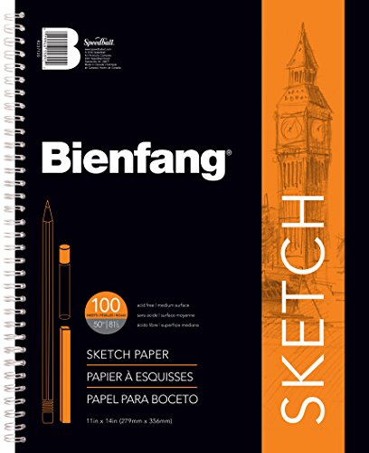 Bienfang 11 by 14-Inch Sketchbook, 100 Sheets