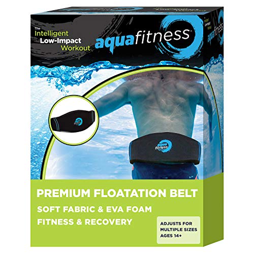 AQUA Fitness Deluxe Flotation Belt for Water Aerobics, Pool Exercise Equipment, Aquatic Swim Belt & Resistance Training