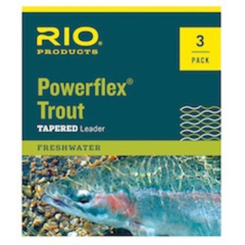 Rio Powerflex Trout Leaders, 9ft 5X 6 PK