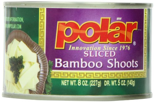 MW Polar Canned Vegetables, Sliced Bamboo Shoots, 8 Oz (Pack Of 12)