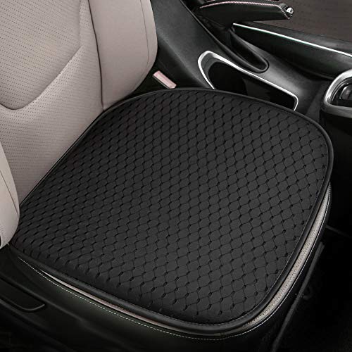 Tsumbay Car Seat Cushion Unique Mesh Fabric Seat Cushion Pad Memory Foam Breathable Universal Seat Cushion Comfortable Soft Driver Seat Pad Non-Slip Seat Protector for Home/Car/Office Use - 1Pcs
