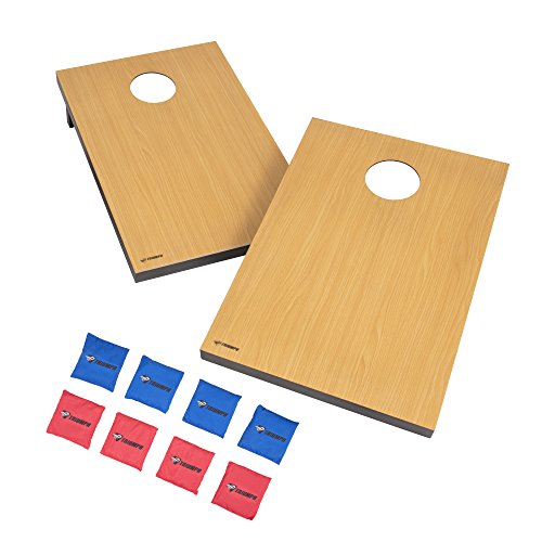 Triumph Premium 2x3 Cornhole Set - Includes 2 Portable Boards and 8 12.5 Ounce Cornhole Bags