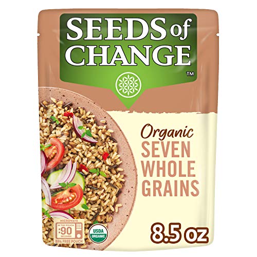 Seeds of Change Organic Seven Whole Grains, Ready to Heat 8.5 Ounce, 8.5 Ounce (Pack of 6)