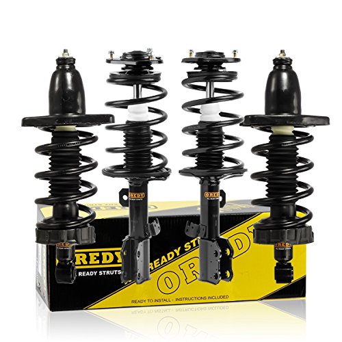 OREDY Struts Full Set of 4 Coil Springs Suspension Front Rear Shocks Struts 15123 15124 11505 11506 Complete Struts Assembly Compatible with Ridgeline AWD 2006 2007 2008 2009 2010 2011 2012 2013 2014