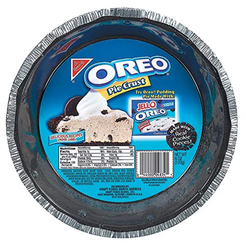 Oreo Pie Crust - Ready for Baking - Made with Real Cookies - 6 Ounce (Pack of 12)