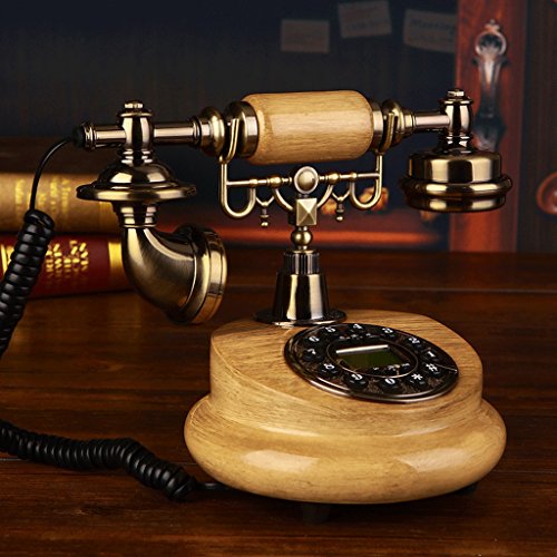HAMIMI Retro Telephone Home Living Room Retro Resin Landline Decorative Telephone Telephone
