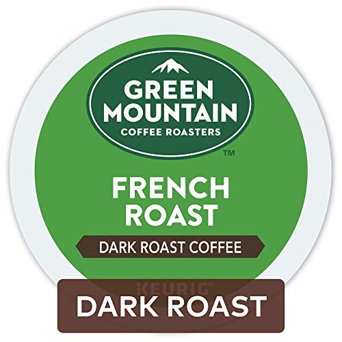 Green Mountain Coffee Roasters French Roast, Single-Serve Keurig K-Cup Pods, Dark Roast Coffee, 72 Count