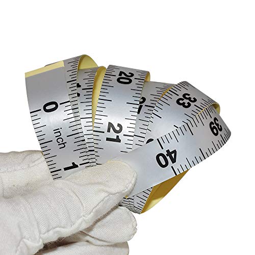 WIN TAPE Workbench Ruler Adhesive Backed Tape Measure - Left to Right - 40 Inches 101 Centimeters (Inches)