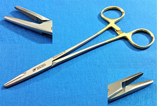 T/C PREMIUM O.R GRADE MAYO HEGAR NEEDLE HOLDER 6' SERRATED WITH TUNGSTEN CARBIDE INSERTS ( HTI BRAND)