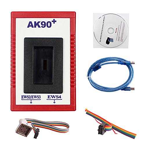 Carrfan Auto Key Programmer Tool, Professional AK90+ V3.19 Match Diagnostic Tool for BMW EWS AK90 with Cable Key Programming Kit Identifying Keys