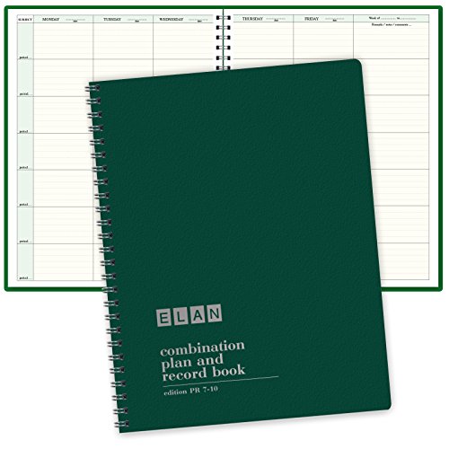 Combination Plan and Record Book: One efficient 8-1/2' x 11' Book for Lesson Plans and Grades Combines W101 and R1010 (PR7-10)