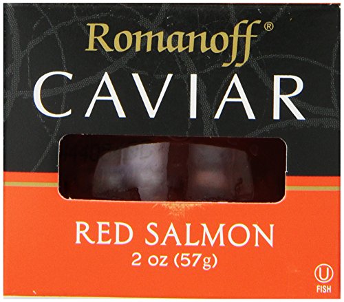 Romanoff Caviar Red Salmon, 2 Ounce Jar