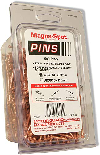 Motor Guard J20014 Magna-Spot Draw Pins with Striker Tip, 2 mm, 500-Pack