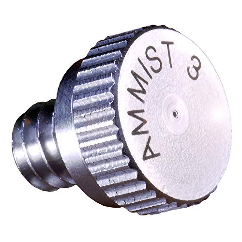 AmMist Mister Nozzle Stainless Steel Fog Nozzles 23pcs/Pack 0.30mm (0.012inch) Orifice 10/24 UNC Thread for Garden, Humidification, Outdoor Cooling, Dust Control, Landscaping