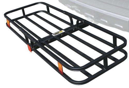 MaxxHaul 70107 Hitch Mount Compact Cargo Carrier - 53' x 19-1/2' - 500 lb. Maximum Capacity for 2' Hitch Receiver