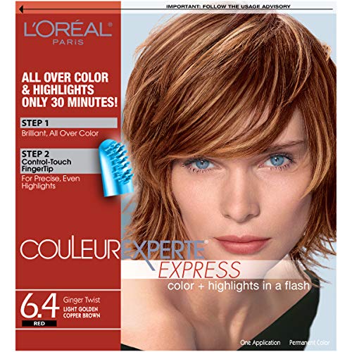 L'Oréal Paris Couleur Experte 2-Step Home Hair Color & Highlights Kit, Ginger Twist