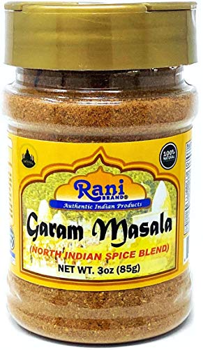 Rani Garam Masala Indian 11 Spice Blend 3oz (85g) Salt Free ~ All Natural | Vegan | Gluten Friendly | NON-GMO | No Colors | Indian Origin