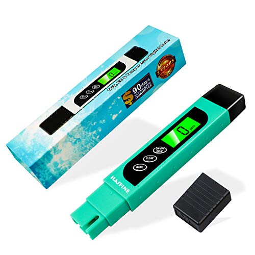 2020 UpgradedTDS Meter Water Quality Tester,HASFINE Digital Conductivity Meter 3 in 1 TDS,EC and Temperature Meter, Accuracy Testing Pen 0-9999 PPM Meter for Drinking Water, Aquariums,Pool and More